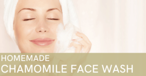 homemade-face-wash-with-chamomile